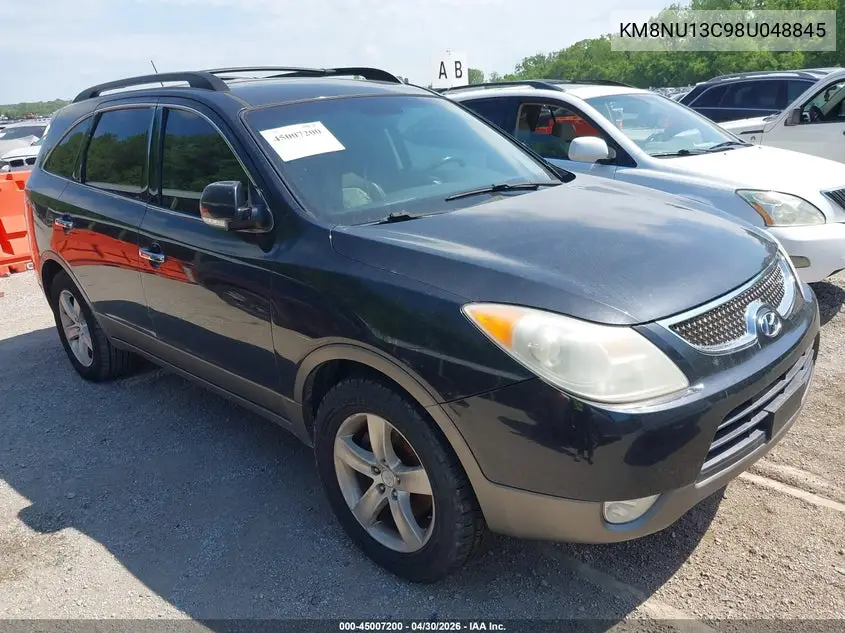 2008 Hyundai Veracruz Gls/Limited/Se VIN: KM8NU13C98U048845 Lot: 45007200
