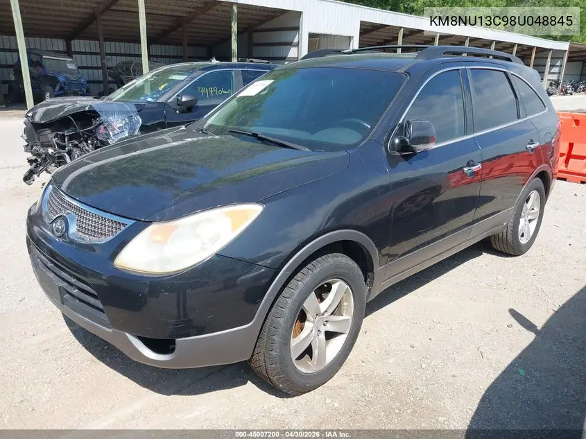 2008 Hyundai Veracruz Gls/Limited/Se VIN: KM8NU13C98U048845 Lot: 45007200