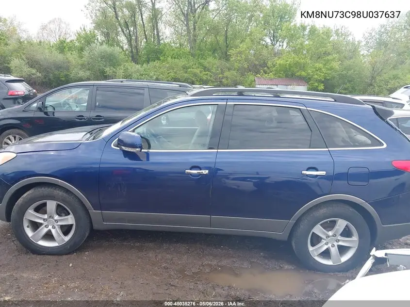 2008 Hyundai Veracruz VIN: KM8NU73C98U037637 Lot: 45035276
