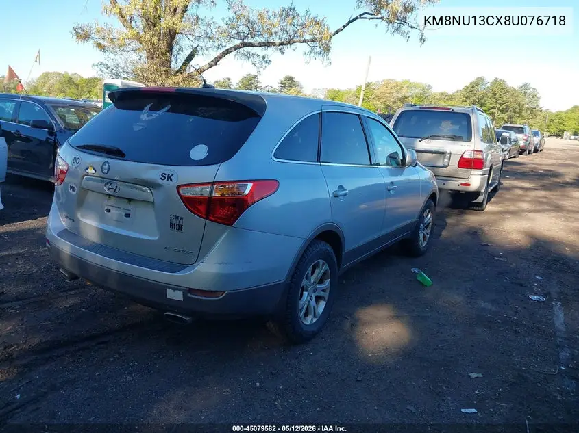 2008 Hyundai Veracruz Gls/Limited/Se VIN: KM8NU13CX8U076718 Lot: 45079582