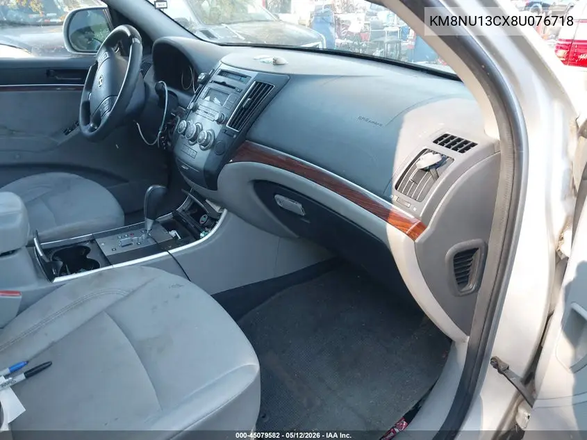 2008 Hyundai Veracruz Gls/Limited/Se VIN: KM8NU13CX8U076718 Lot: 45079582