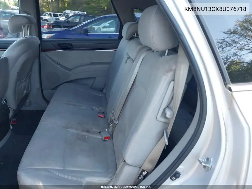 2008 Hyundai Veracruz Gls/Limited/Se VIN: KM8NU13CX8U076718 Lot: 45079582