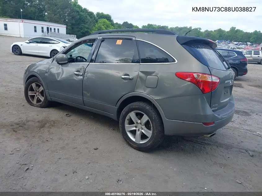 2008 Hyundai Veracruz Gls/Limited/Se VIN: KM8NU73C88U038827 Lot: 45156276