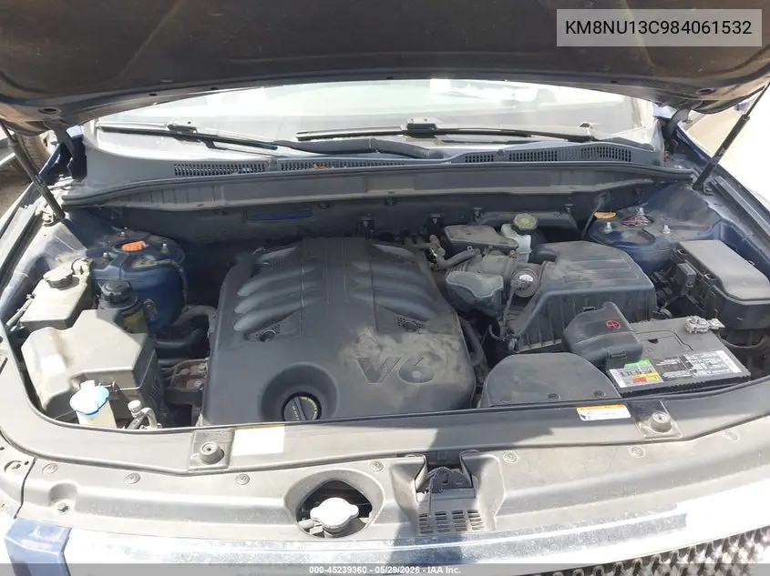 2008 Hyundai Veracruz Gls/Se/Limited VIN: KM8NU13C98U061532 Lot: 45239360