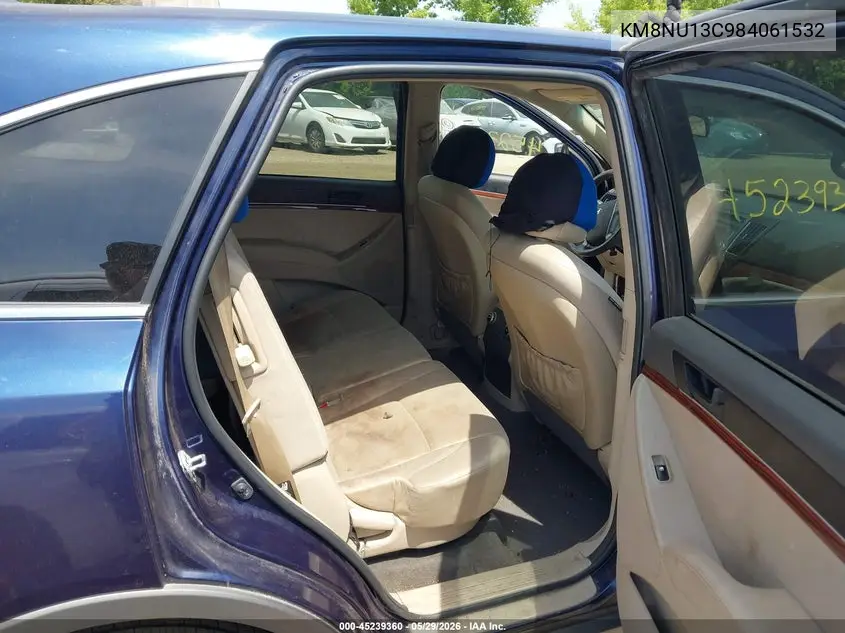 2008 Hyundai Veracruz Gls/Se/Limited VIN: KM8NU13C98U061532 Lot: 45239360