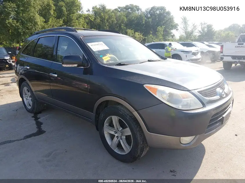 2008 Hyundai Veracruz Gls/Limited/Se VIN: KM8NU13C98U053916 Lot: 45250524