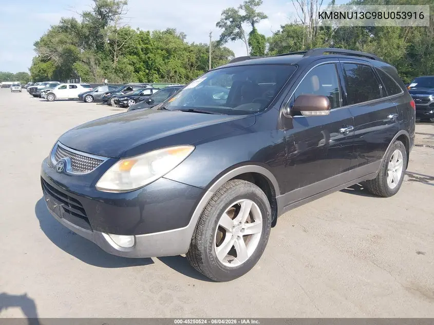 2008 Hyundai Veracruz Gls/Limited/Se VIN: KM8NU13C98U053916 Lot: 45250524