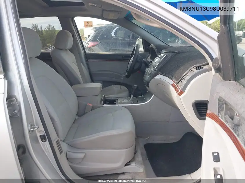 2008 Hyundai Veracruz Gls/Limited/Se VIN: KM8NU13C98U039711 Lot: 45276329