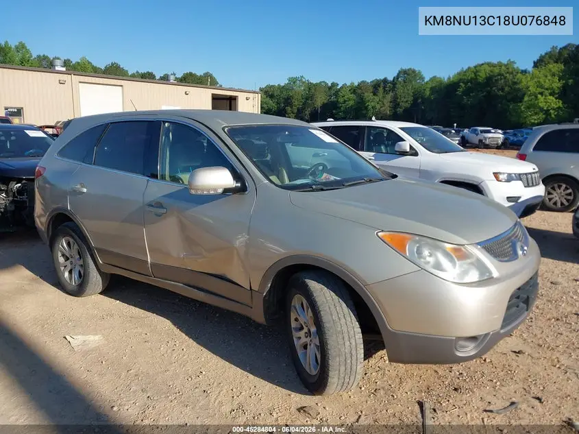 2008 Hyundai Veracruz Gls/Limited/Se VIN: KM8NU13C18U076848 Lot: 45284804
