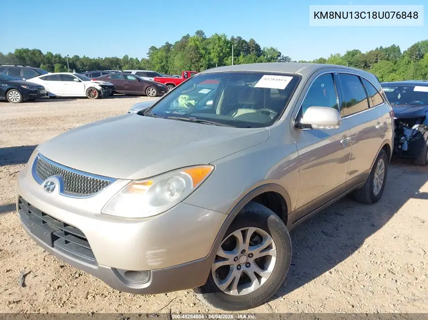 2008 Hyundai Veracruz Gls/Limited/Se VIN: KM8NU13C18U076848 Lot: 45284804