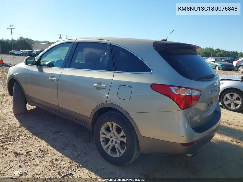 2008 Hyundai Veracruz Gls/Limited/Se VIN: KM8NU13C18U076848 Lot: 45284804