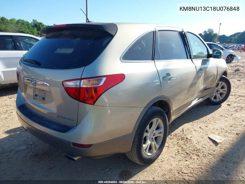2008 Hyundai Veracruz Gls/Limited/Se VIN: KM8NU13C18U076848 Lot: 45284804