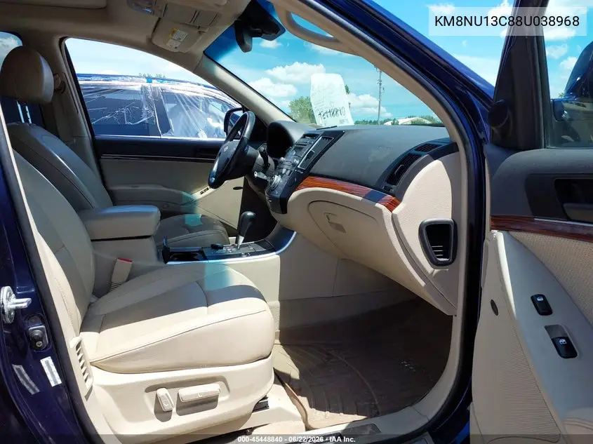 2008 Hyundai Veracruz Gls/Limited/Se VIN: KM8NU13C88U038968 Lot: 45448840