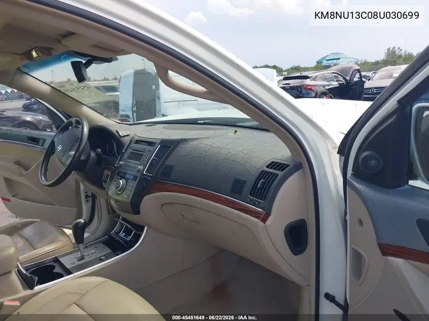 2008 Hyundai Veracruz Gls/Limited/Se VIN: KM8NU13C08U030699 Lot: 45451649