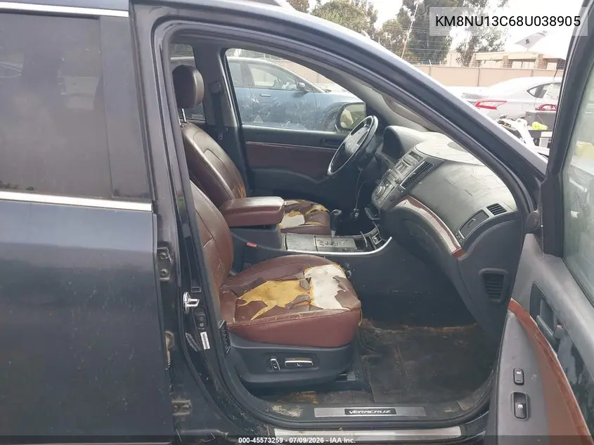 2008 Hyundai Veracruz Gls/Limited/Se VIN: KM8NU13C68U038905 Lot: 45573259