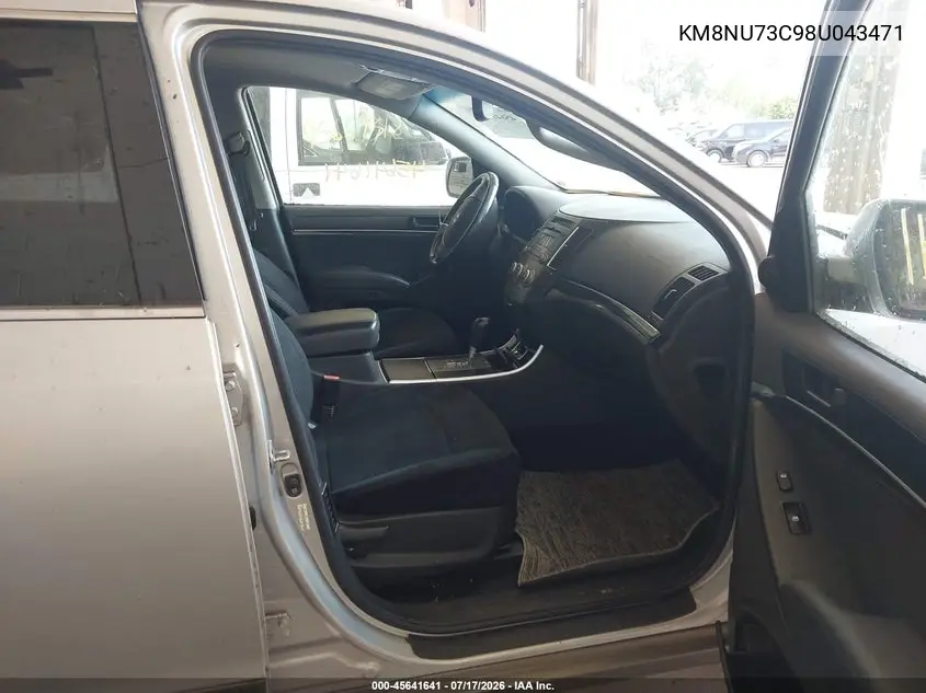 2008 Hyundai Veracruz Gls/Limited/Se VIN: KM8NU73C98U043471 Lot: 45641641