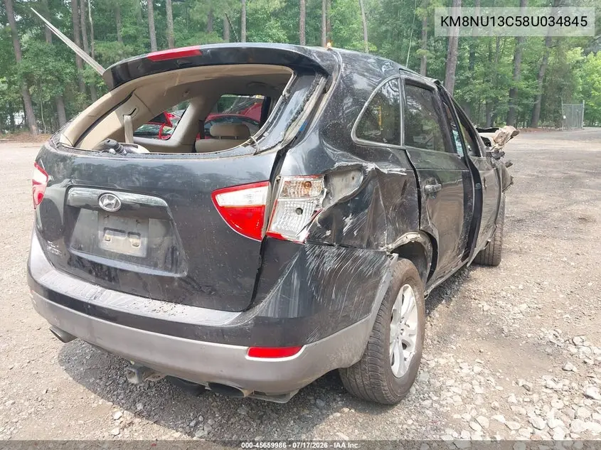 2008 Hyundai Veracruz Gls/Limited/Se VIN: KM8NU13C58U034845 Lot: 45659986