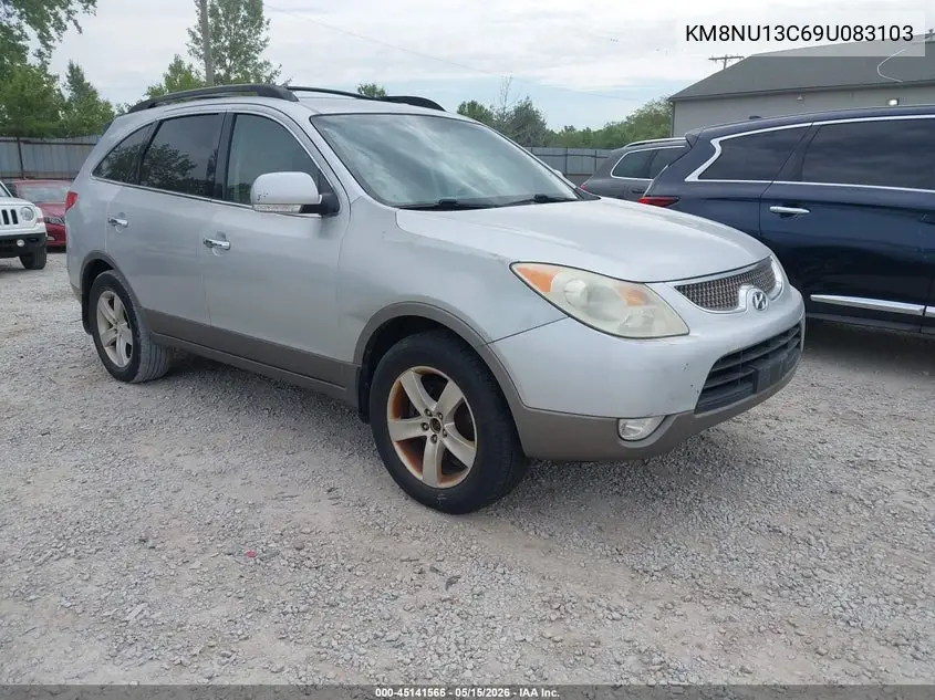 2009 Hyundai Veracruz Limited VIN: KM8NU13C69U083103 Lot: 45141566