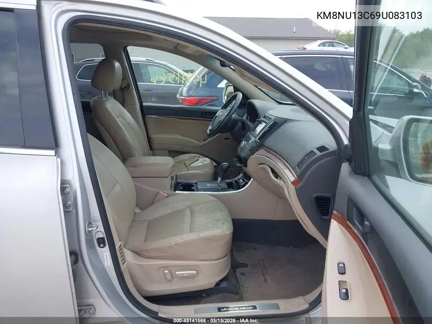 2009 Hyundai Veracruz Limited VIN: KM8NU13C69U083103 Lot: 45141566
