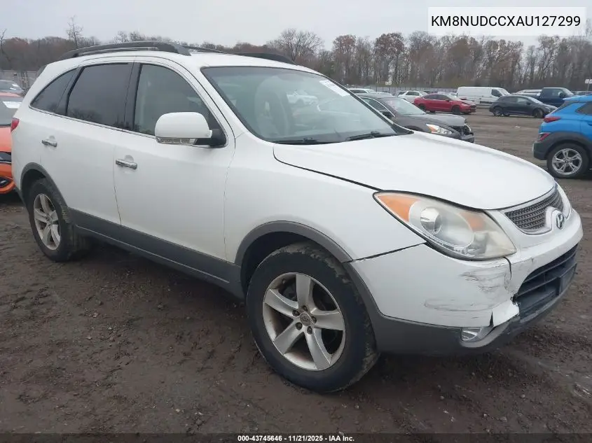2010 Hyundai Veracruz Limited VIN: KM8NUDCCXAU127299 Lot: 43745646