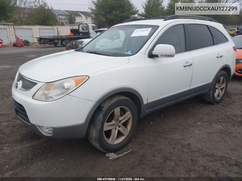 2010 Hyundai Veracruz Limited VIN: KM8NUDCCXAU127299 Lot: 43745646