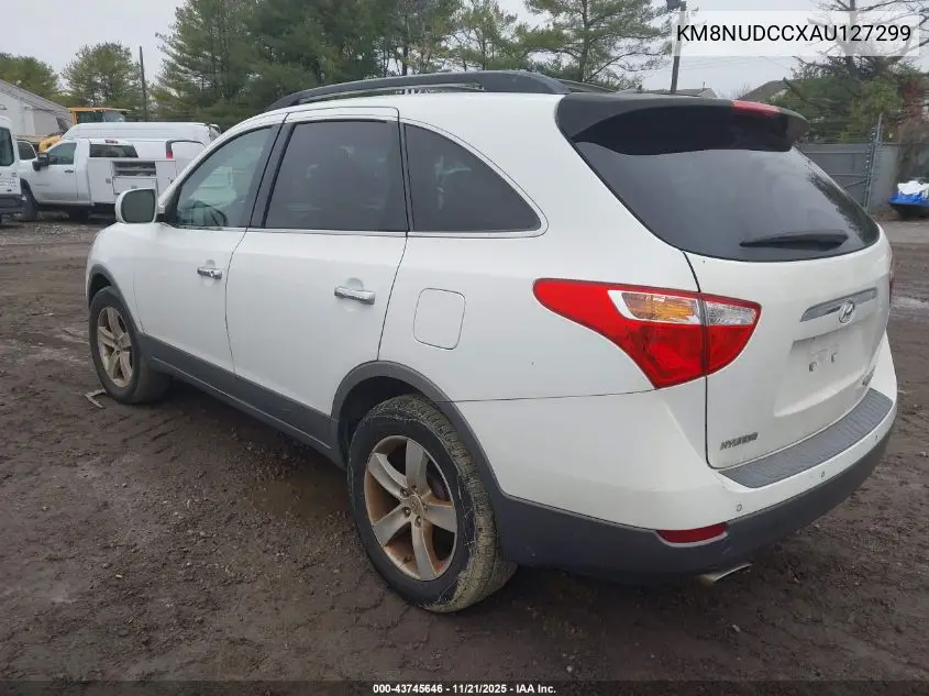 2010 Hyundai Veracruz Limited VIN: KM8NUDCCXAU127299 Lot: 43745646