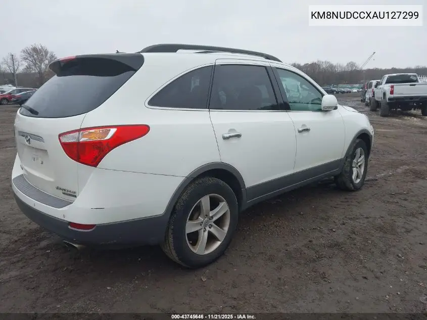 2010 Hyundai Veracruz Limited VIN: KM8NUDCCXAU127299 Lot: 43745646