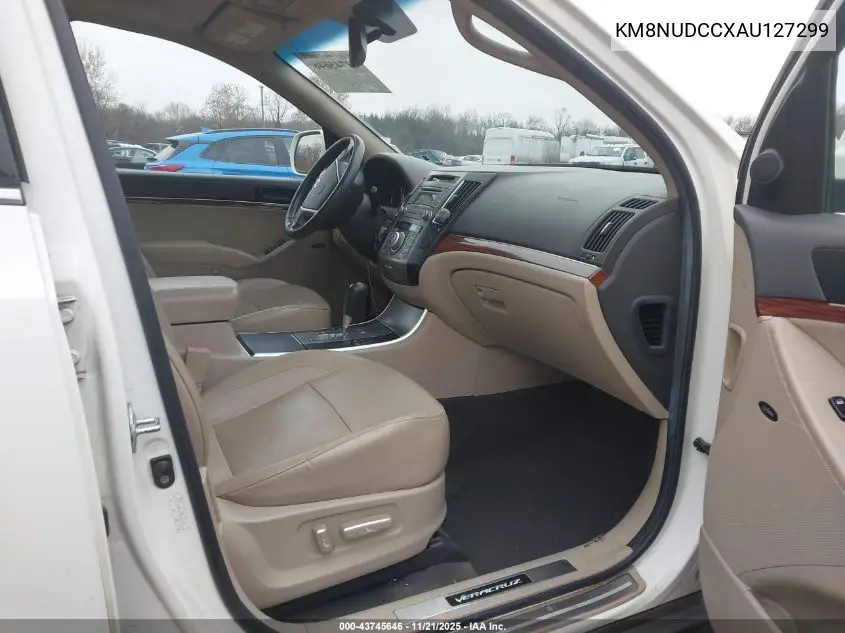 2010 Hyundai Veracruz Limited VIN: KM8NUDCCXAU127299 Lot: 43745646
