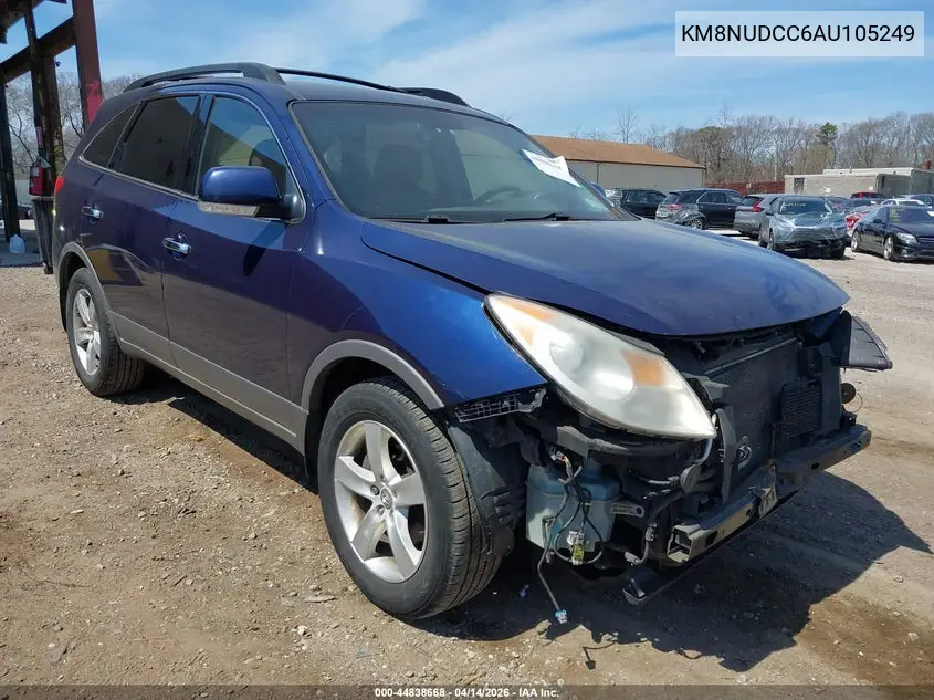 2010 Hyundai Veracruz Limited VIN: KM8NUDCC6AU105249 Lot: 44838668