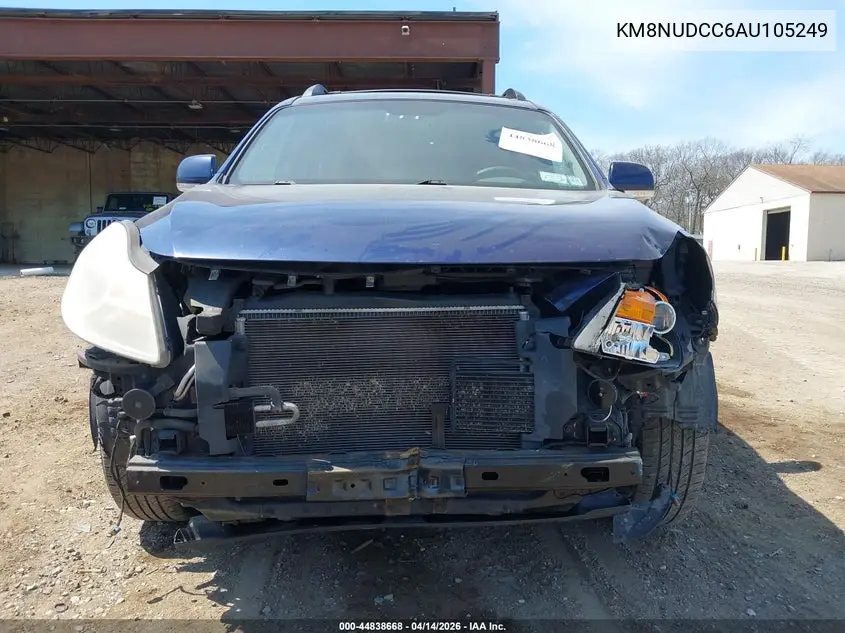 2010 Hyundai Veracruz Limited VIN: KM8NUDCC6AU105249 Lot: 44838668