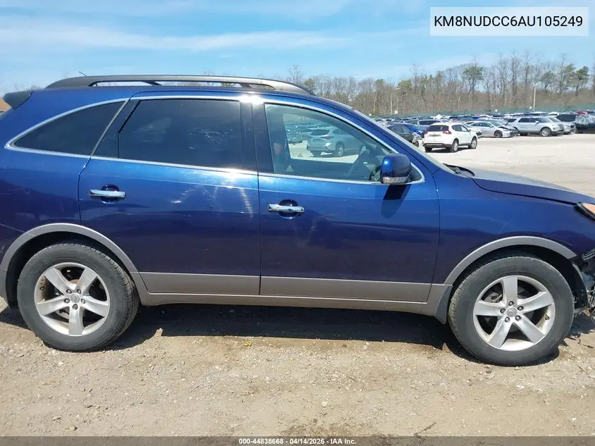 2010 Hyundai Veracruz Limited VIN: KM8NUDCC6AU105249 Lot: 44838668