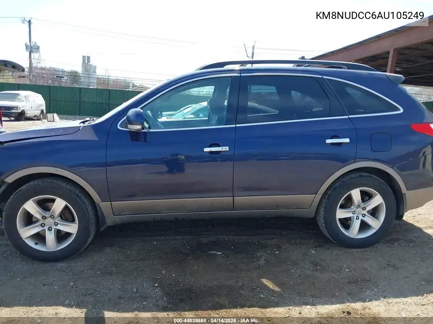 2010 Hyundai Veracruz Limited VIN: KM8NUDCC6AU105249 Lot: 44838668