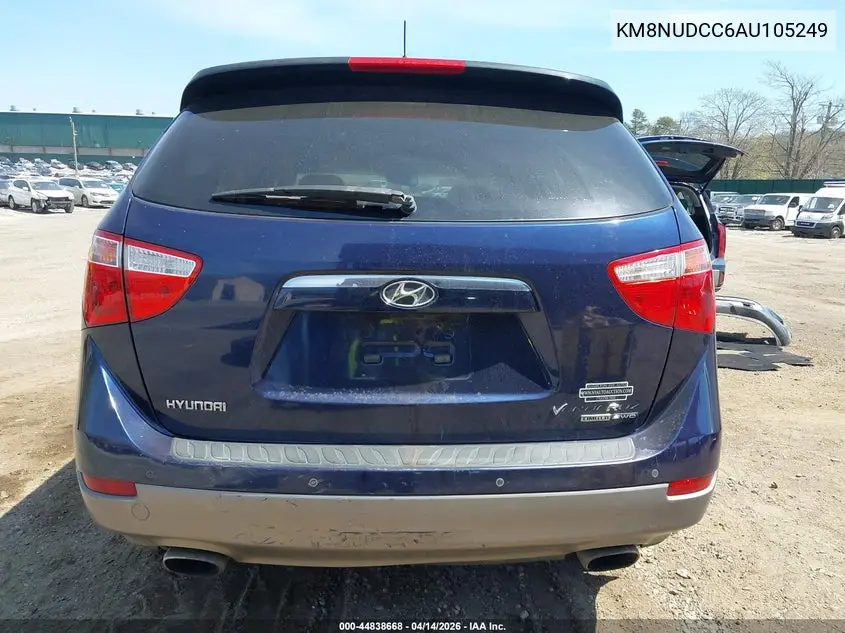 2010 Hyundai Veracruz Limited VIN: KM8NUDCC6AU105249 Lot: 44838668