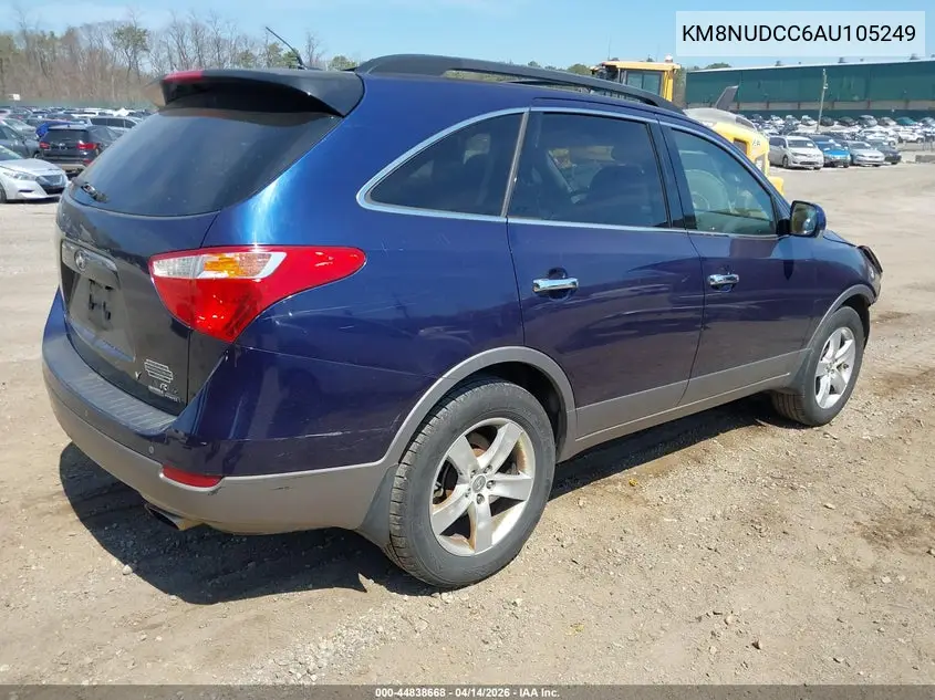 2010 Hyundai Veracruz Limited VIN: KM8NUDCC6AU105249 Lot: 44838668