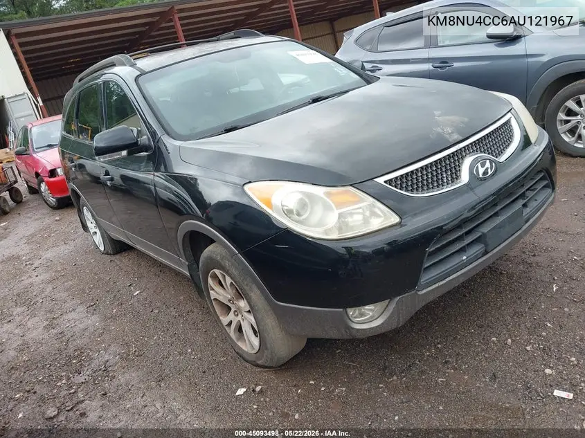 2010 Hyundai Veracruz Gls VIN: KM8NU4CC6AU121967 Lot: 45093498