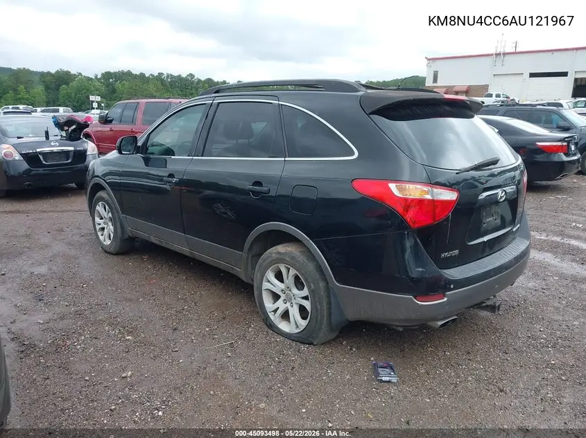 2010 Hyundai Veracruz Gls VIN: KM8NU4CC6AU121967 Lot: 45093498