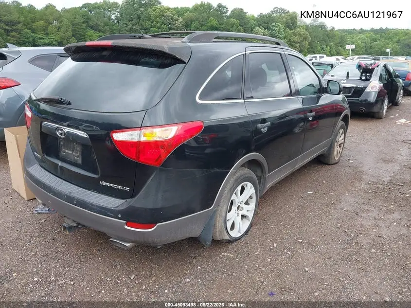 2010 Hyundai Veracruz Gls VIN: KM8NU4CC6AU121967 Lot: 45093498