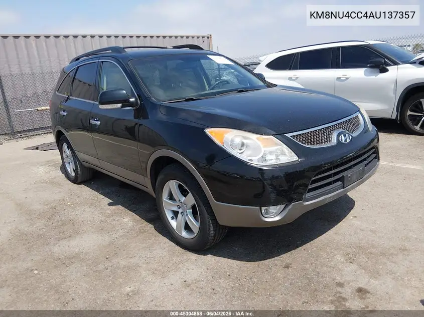 2010 Hyundai Veracruz Limited VIN: KM8NU4CC4AU137357 Lot: 45304858
