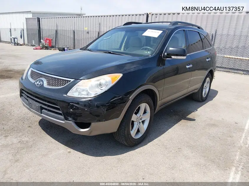 2010 Hyundai Veracruz Limited VIN: KM8NU4CC4AU137357 Lot: 45304858