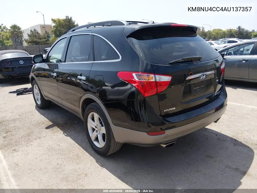 2010 Hyundai Veracruz Limited VIN: KM8NU4CC4AU137357 Lot: 45304858