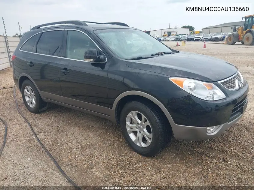 2010 Hyundai Veracruz Gls VIN: KM8NU4CC0AU136660 Lot: 45313549