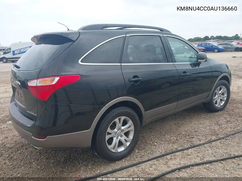 2010 Hyundai Veracruz Gls VIN: KM8NU4CC0AU136660 Lot: 45313549