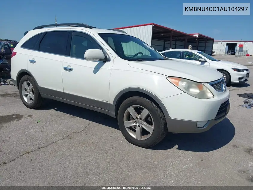 2010 Hyundai Veracruz Limited VIN: KM8NU4CC1AU104297 Lot: 45433865