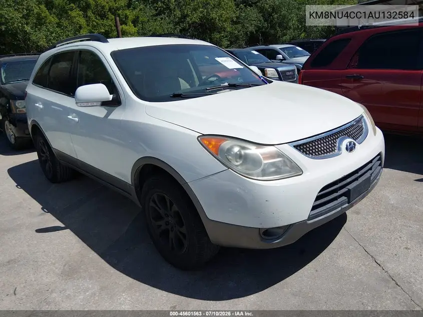 2010 Hyundai Veracruz Gls VIN: KM8NU4CC1AU132584 Lot: 45601563