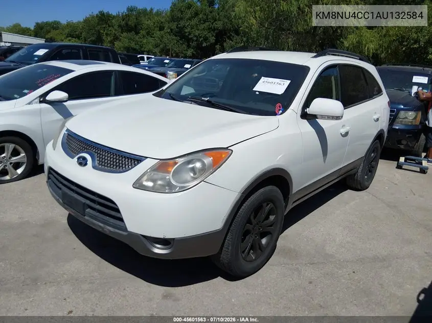 2010 Hyundai Veracruz Gls VIN: KM8NU4CC1AU132584 Lot: 45601563