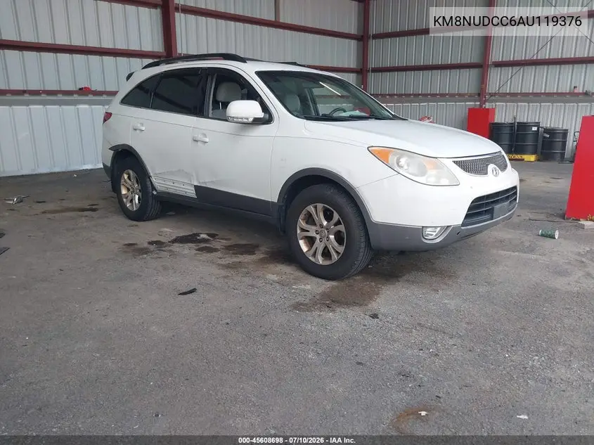 2010 Hyundai Veracruz Gls VIN: KM8NUDCC6AU119376 Lot: 45608698