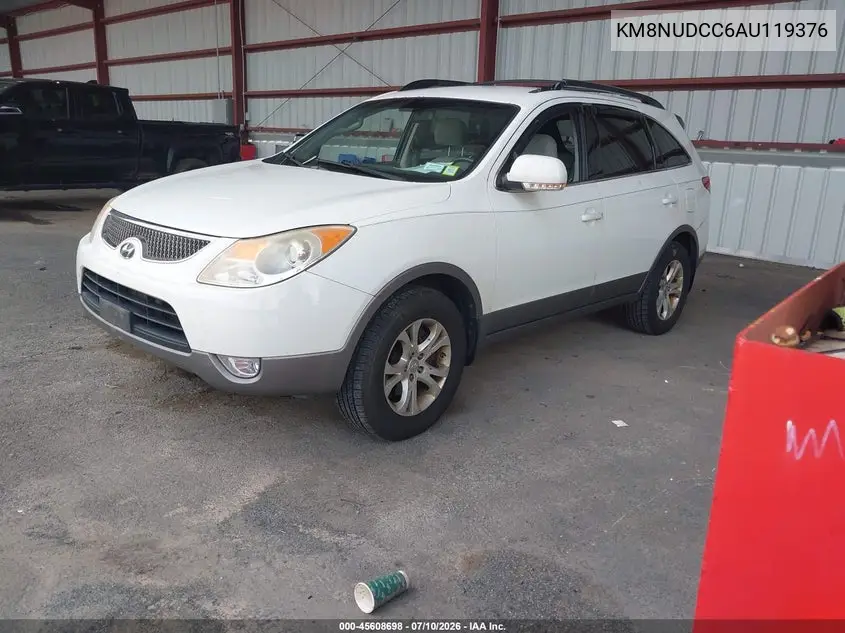 2010 Hyundai Veracruz Gls VIN: KM8NUDCC6AU119376 Lot: 45608698