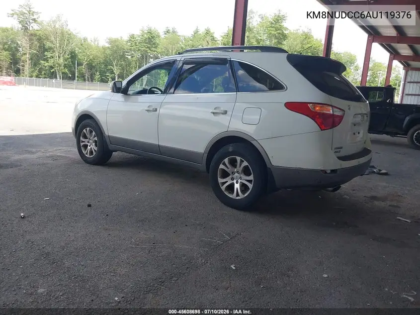 2010 Hyundai Veracruz Gls VIN: KM8NUDCC6AU119376 Lot: 45608698
