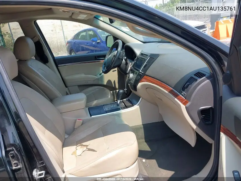 2010 Hyundai Veracruz Limited VIN: KM8NU4CC1AU135761 Lot: 45645989