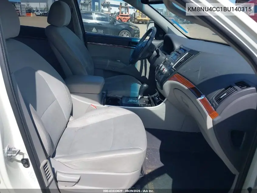 2011 Hyundai Veracruz Gls VIN: KM8NU4CC1BU140315 Lot: 43333629